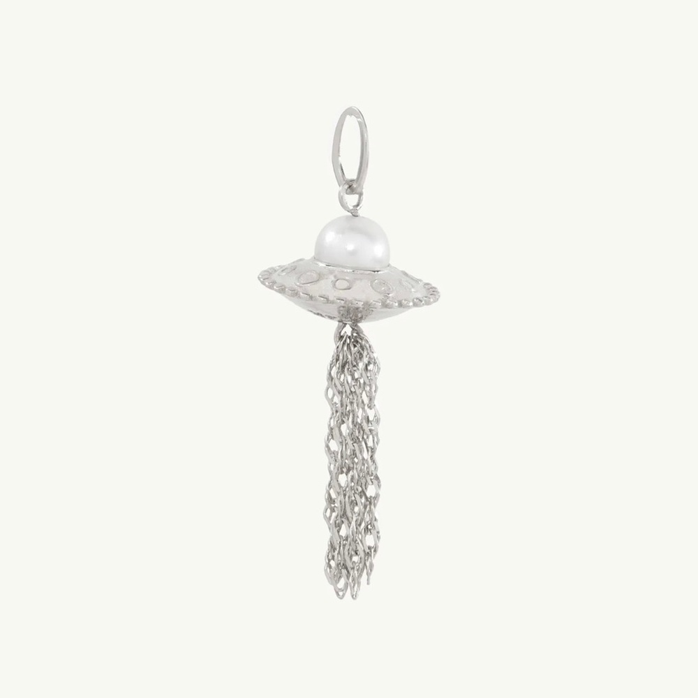Catbird Phoebe Bridget’s I Want To Go Home Charm Sterling Silver UFO